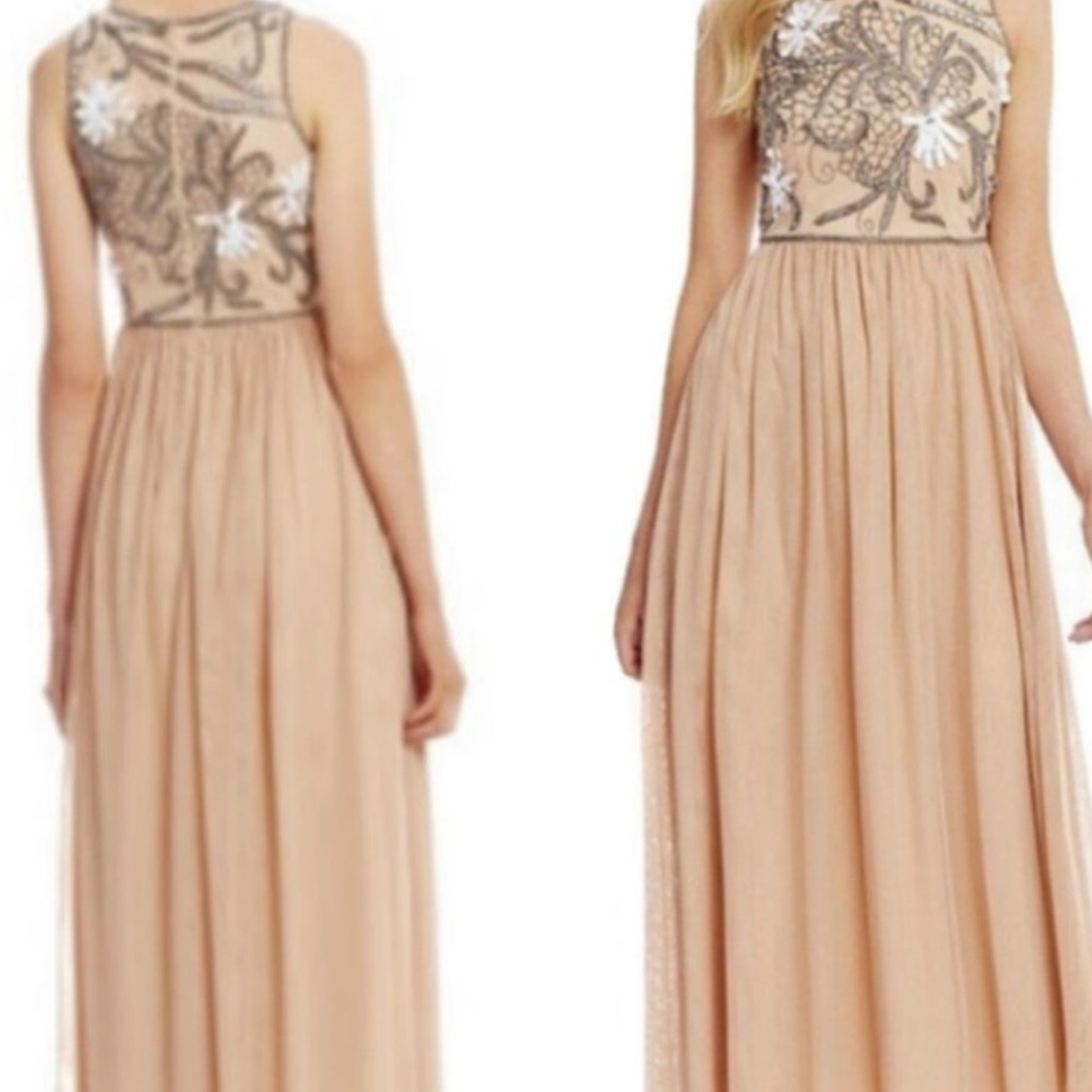 Gianni Bini Elise Beaded Midi Dress Size 2